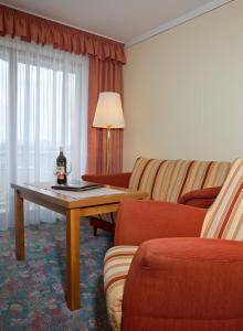 Posezení v ubytování Hotel Pension Fent