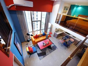 Khu vực ghế ngồi tại Royal Star Apartment(Guangzhou Central City Branch)