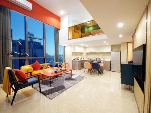 Nhà bếp/bếp nhỏ tại Royal Star Apartment(Guangzhou Central City Branch)