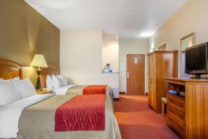 Llit o llits en una habitació de Comfort Inn & Suites I-25 near Spaceport America