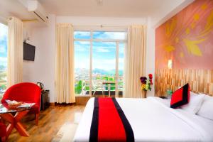 Rúm í herbergi á Hotel City Inn - Mountain View