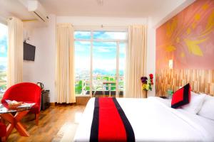 Rúm í herbergi á Hotel City Inn - Mountain View