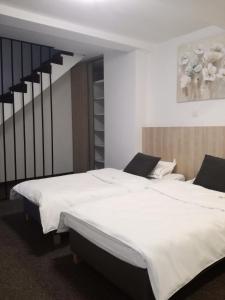 Voodi või voodid majutusasutuse Hotel Skala toas