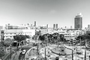 特拉维夫景观或在酒店看到的城市景观