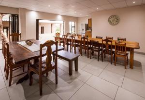 Restaurace v ubytování Witfontein Game Lodge