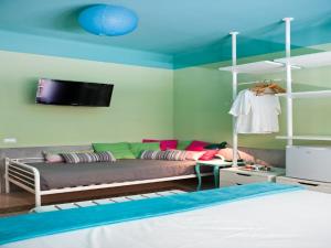 A bed or beds in a room at PratinnVatican