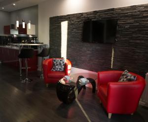 Posedenie v ubytovaní Apartament Onyx