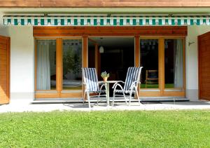 Zahrada ubytování Apartment Brunnmatt