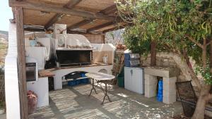 Η κουζίνα ή μικρή κουζίνα στο Despotiko View