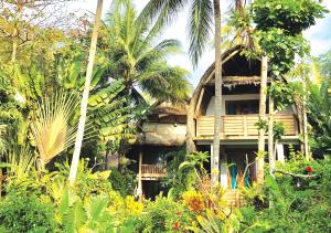 Puutarhaa majoituspaikan Villa Monyet Java ulkopuolella