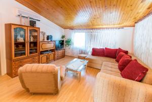 Televízia a/alebo spoločenská miestnosť v ubytovaní Apartments Jere Proto