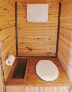 A bathroom at Hilltop Tiny House