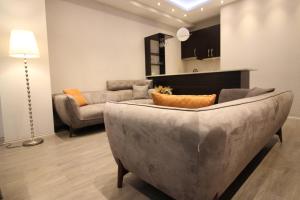 Posezení v ubytování Super Luxury Apartments