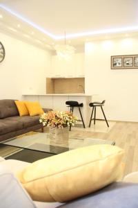 Posezení v ubytování Super Luxury Apartments