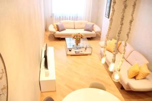 Posezení v ubytování Super Luxury Apartments