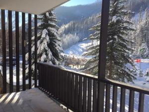 Serre Chevalier -Cosy Apartment "Le Coolidge" for 7 down the slopes with stunning view v zimě