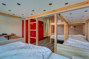 Posteľ alebo postele v izbe v ubytovaní MEININGER Hotel Salzburg City Center