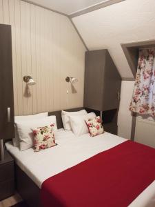 Ένα ή περισσότερα κρεβάτια σε δωμάτιο στο Briza de Munte