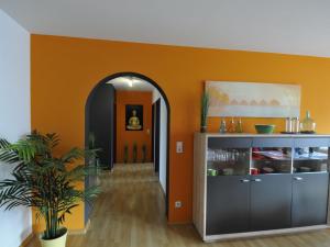 Kuchyň nebo kuchyňský kout v ubytování Ferienwohnung Nickmann im Scheffelhof