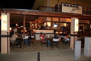 A restaurant or other place to eat at Beach Hotel