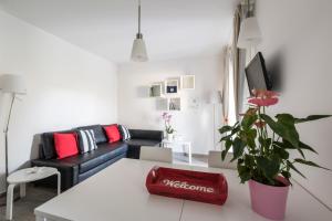 Ein Sitzbereich in der Unterkunft Appartamento Balkissa