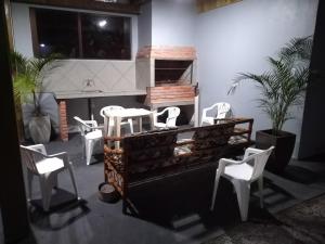 Restoran atau tempat lain untuk makan di Residencial Ponta Norte