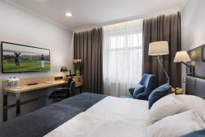 Posteľ alebo postele v izbe v ubytovaní Hotel Włoski Italia Boutique Old Town Poznań