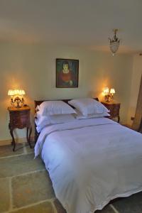 Postel nebo postele na pokoji v ubytování Glanwye