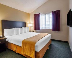 Postel nebo postele na pokoji v ubytování Quality Inn & Suites