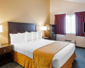 Postel nebo postele na pokoji v ubytování Quality Inn & Suites