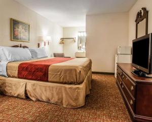 En eller flere senge i et værelse på Econo Lodge Douglassville-Pottstown