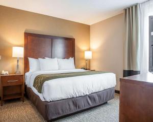 Postel nebo postele na pokoji v ubytování Comfort Suites West Warwick - Providence