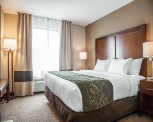 Postel nebo postele na pokoji v ubytování Comfort Suites West Warwick - Providence