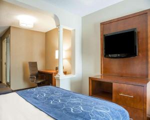 TV a/nebo společenská místnost v ubytování Comfort Suites West Warwick - Providence