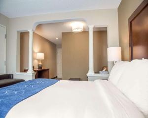 Postel nebo postele na pokoji v ubytování Comfort Suites West Warwick - Providence