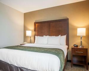 Postel nebo postele na pokoji v ubytování Comfort Suites West Warwick - Providence