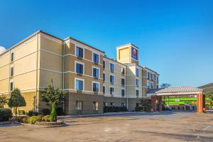 a building with a clock tower on top of it at Comfort Inn & Suites Lookout Mountain in Chattanooga