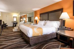Кровать или кровати в номере Quality Inn Creekside - Downtown Gatlinburg +37 фотографий