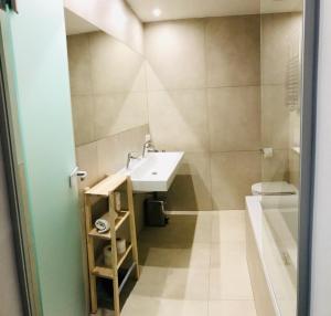 Kúpeľňa v ubytovaní Rozmaryn Hotel B&B