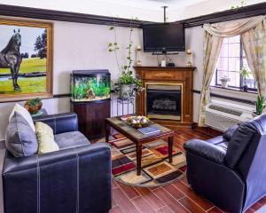 Et tv og/eller underholdning på Econo Lodge Inn & Suites Shelbyville