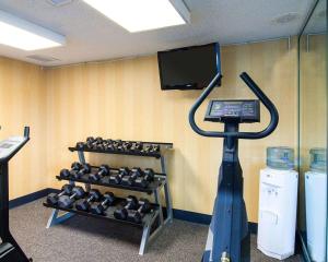 Fitness centrum a/nebo fitness zařízení v ubytování Quality Inn