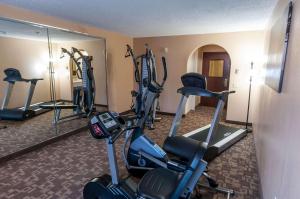 Fitness centrum a/nebo fitness zařízení v ubytování Comfort Inn North Conroe