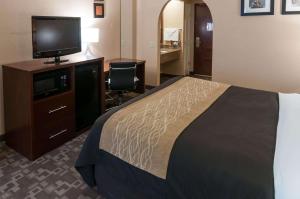 TV a/nebo společenská místnost v ubytování Comfort Inn North Conroe