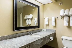 Uma casa de banho em Comfort Suites Westchase Houston Energy Corridor