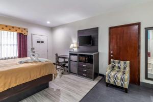 Postel nebo postele na pokoji v ubytování Quality Inn & Suites Canton