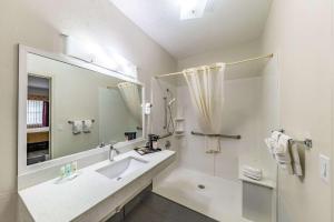 Koupelna v ubytování Quality Inn & Suites Canton