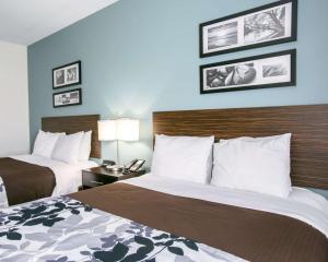 Postel nebo postele na pokoji v ubytování Sleep Inn & Suites Austin North - I-35