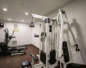 a room with a gym with a tread machine at Quality Inn Rockdale in Rockdale +12 photos