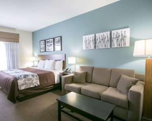 Postel nebo postele na pokoji v ubytování Sleep Inn & Suites Austin North - I-35