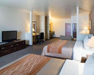 Postel nebo postele na pokoji v ubytování Comfort Inn I-20 Midland Stanton